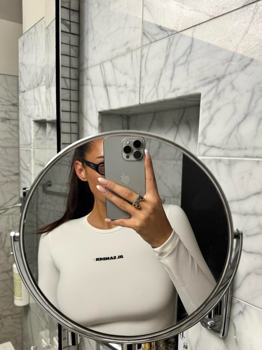 Jil Sander Cream Long Sleeve